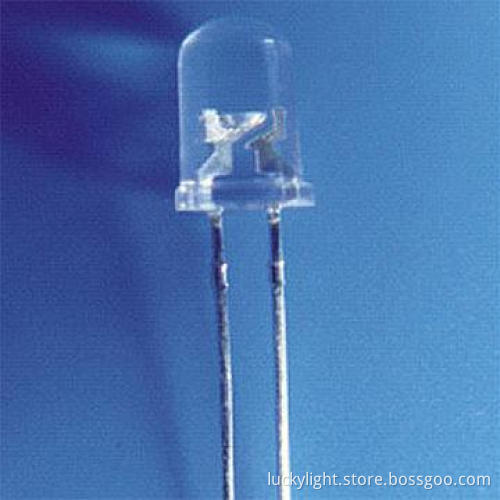 5mm Cylindrical without Flange Type Ultra Red LED, Reliable and Robust